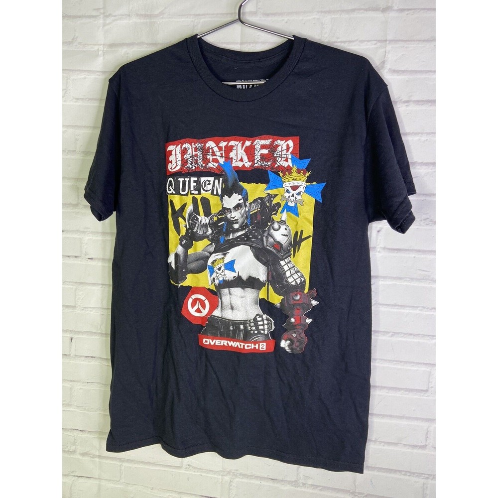 NEW Overwatch 2 Junker Queen Licensed Graphic Print Tee T-Shirt Unisex Size M